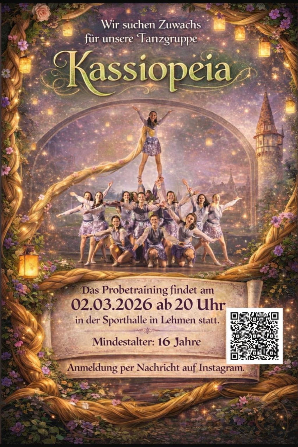 Kassiopeia Probetraining